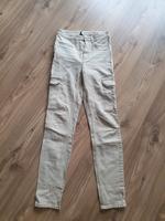 Damen Hose Jeans beige Cargo Jeans Gr. 36 slim fit H&M wie neu Bayern - Dürrwangen Vorschau