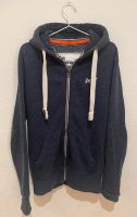 SuperDry Zip Hoodie/Kapuzenjacke Herren Blau/Navy/Grau Frankfurt am Main - Westend Vorschau