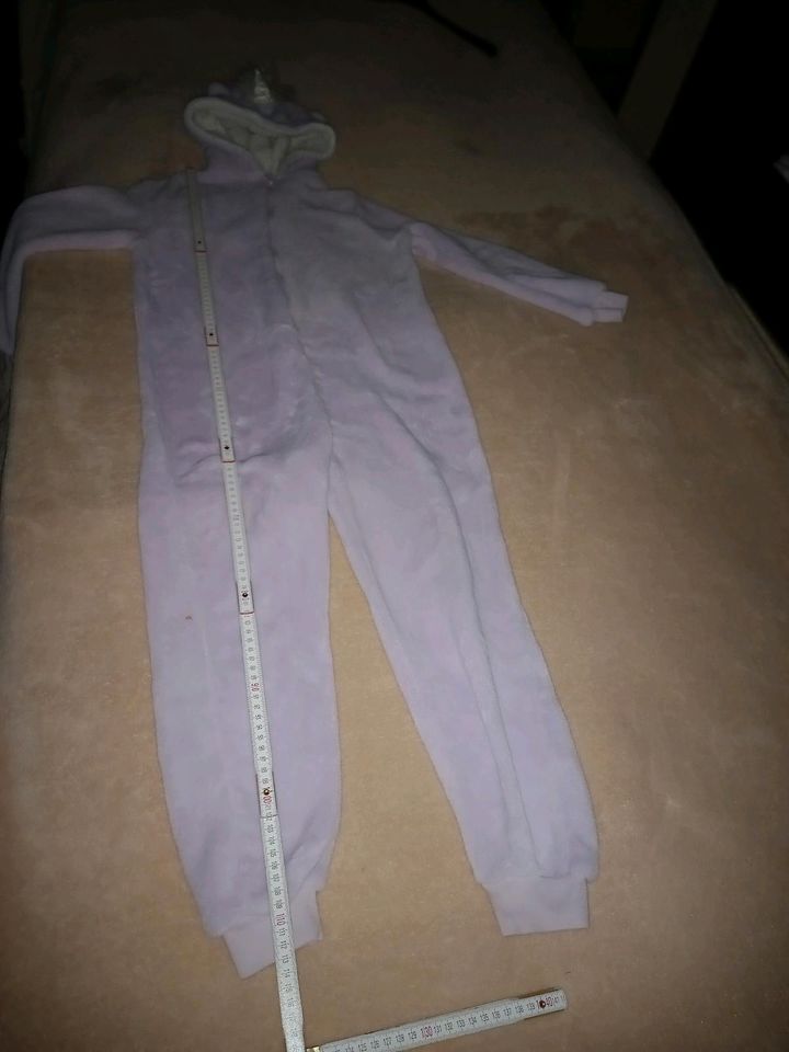 Matalan Einhorn Jumpsuit Overall Gr. 10J./140 Kostüm mit Kapuze H in Bad Neustadt a.d. Saale