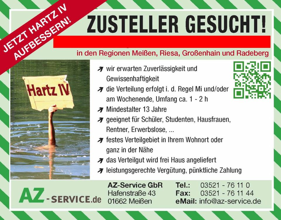 Bürohilfe Zusteller Lagerhilfe Telefonhilfe (mwd) gesucht in Meißen