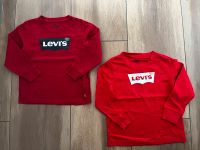 Levis Shirt Set Gr. 92 Longsleeve Langarmshirt Pulli Rot Unisex Bayern - Marktleugast Vorschau