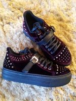 The Kooples Turnschuhe samt bordeaux sneaker 39 wie 38 Nordrhein-Westfalen - Paderborn Vorschau