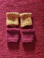 Pulswärmer Stulpen Kleinkind Baby Handarbeit gestrickt gelb rot Bayern - Polling Kr Mühldorf a Inn Vorschau