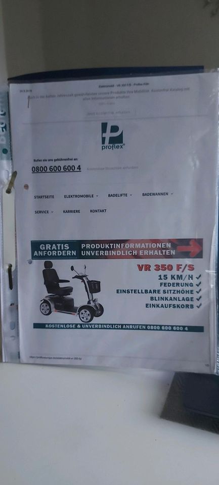 E Rollstuhl Scooter in Oer-Erkenschwick