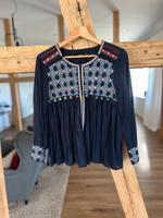 Dunkelblaue Boho Jacke | Blazer | Hallhuber | Gr. 38 Nordrhein-Westfalen - Hamm Vorschau