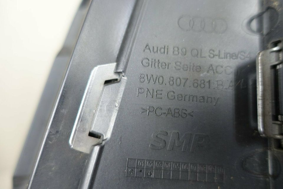 Stoßstange Gitter Audi A4 S-Line / S4 links ab 2019 | 8W0807681B in Koblenz