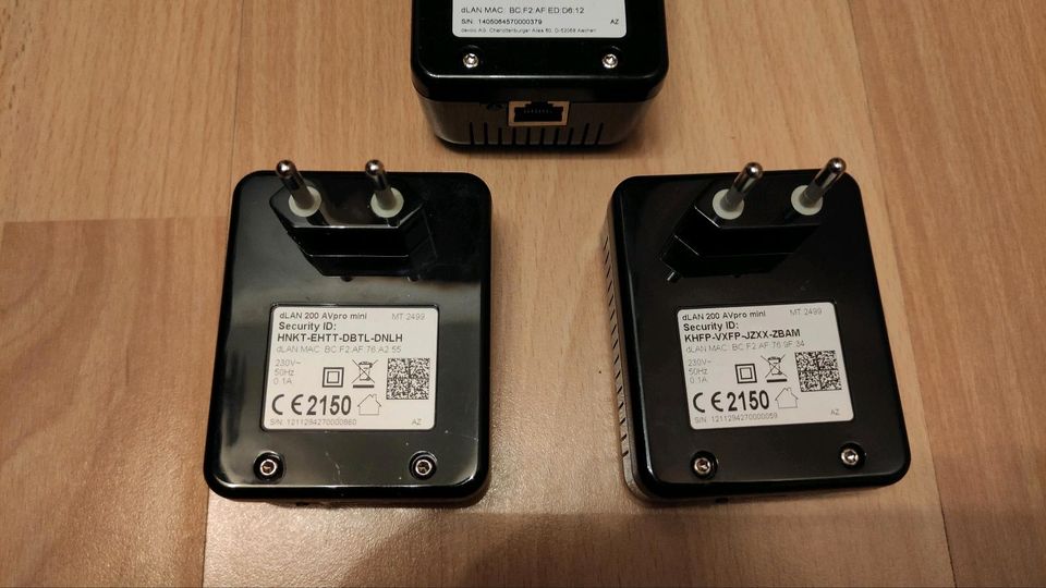 Devolo 200 AVpro WP II dLAN Adapter Set 3teilig AVM Fritz in Hengersberg