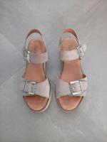 Sandalen Gabor Leder khaki/grau/schlamm Gr. 38 Nordrhein-Westfalen - Nettetal Vorschau