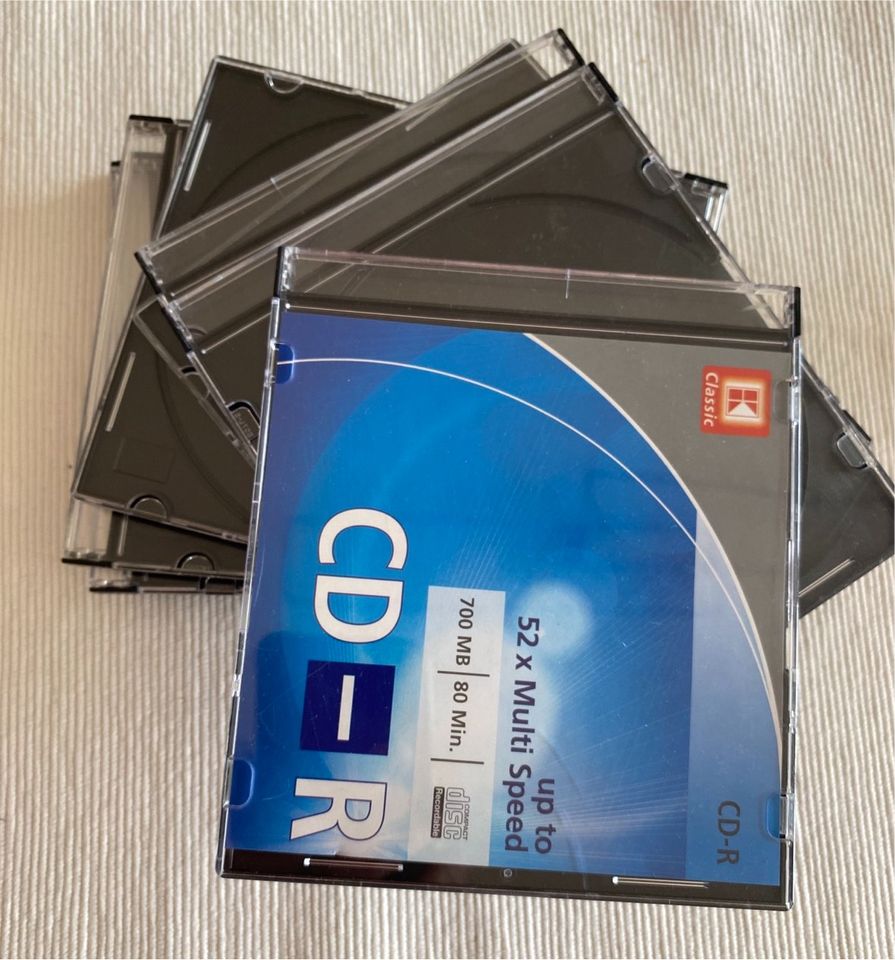 10 Leerhüllen CD oder DVD zu verschenken in Iserlohn