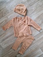 Zeeman Set Gr. 68 Senf Hose Jogger Pullover Wickeljäckchen Shirt Nordrhein-Westfalen - Harsewinkel Vorschau