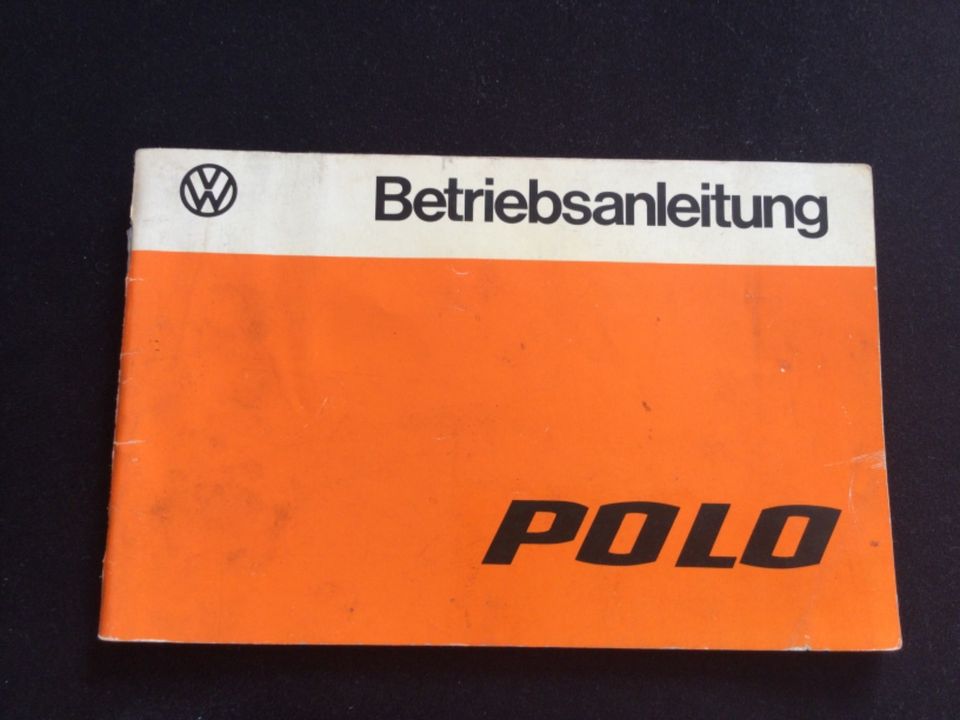 VW Polo Betriebsanleitung von 1975 Bedienungsanleitung in Kiel