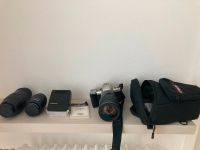 1 Pentax Fotokamera (analog) mit 2 Objektiven, Blitz & Zubehör Hessen - Darmstadt Vorschau