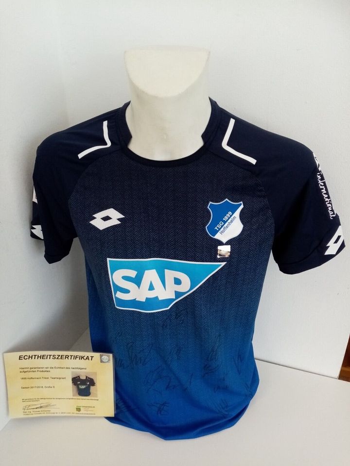 1899 Hoffenheim Trikot 17/18 Teamsigniert Autogramm COA Lotto S in Lünen