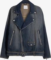 Bershka Denimjacke mit Gürtel Farbe Blau Berlin - Hellersdorf Vorschau
