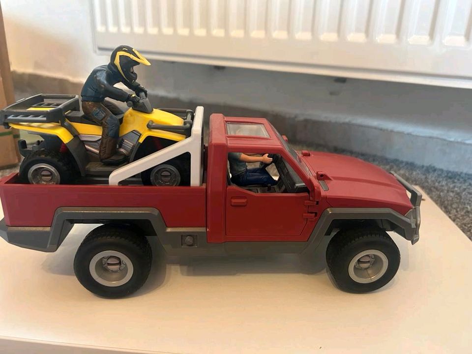 Schleich Pick Up und Quad in Heiligenhaus