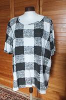 Schönes Shirt, Gr.  54/56, schwarz/weiße Karos - modern! Hessen - Petersberg Vorschau