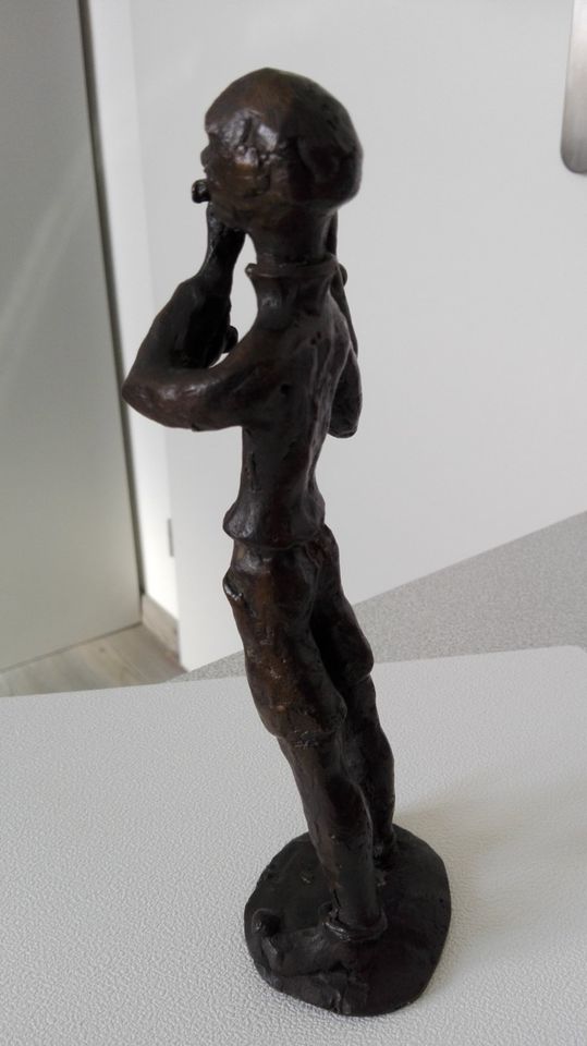 Flötenspieler  in Bronze in Heinsberg