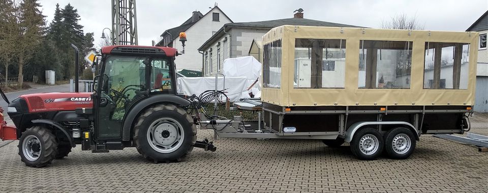 Anhänger für Planwagen- & Weinbergsrundfahrten in Beltheim