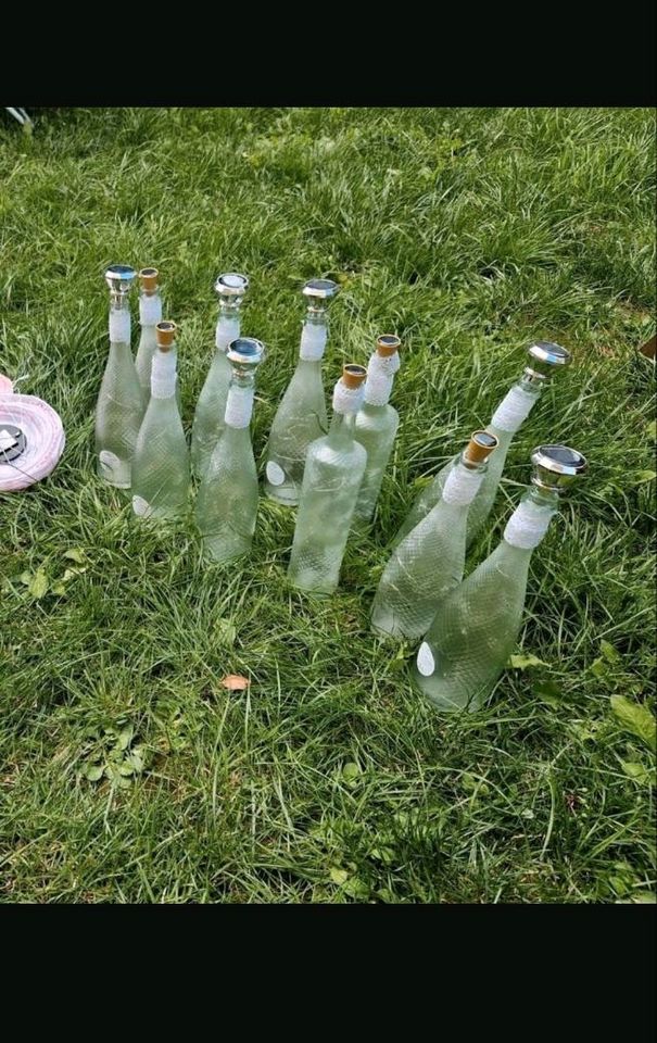 Hochzeit Deko Feier Licht 20 Flaschen in Erfurt