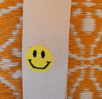 Taschengurt,  Taschenband, Smileys, neongelb  Natur, silber Schna Niedersachsen - Emden Vorschau