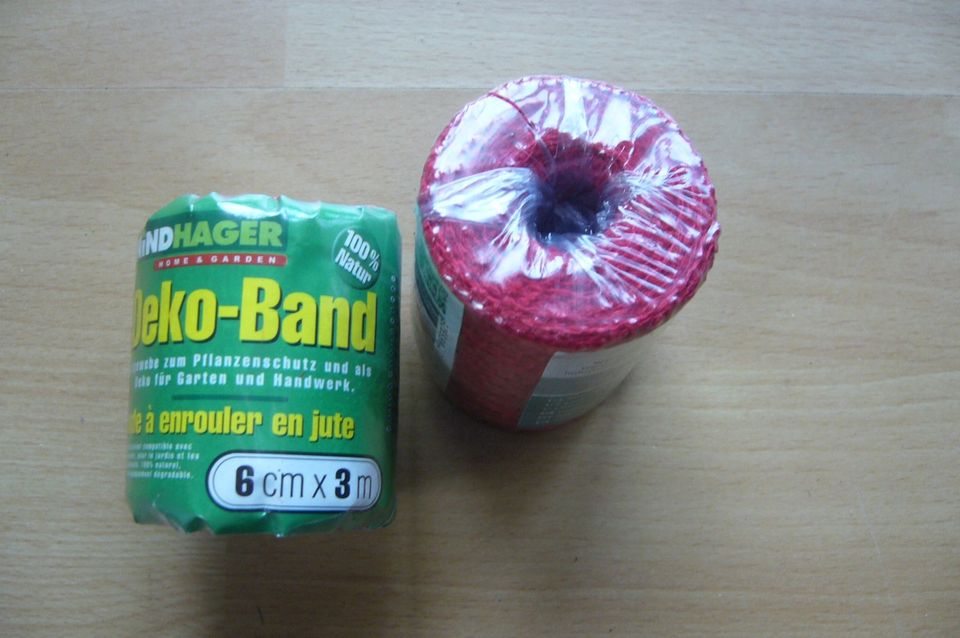 Deko - Band - Jute - für Garten und Pflanzen - 100% Natur in Hage