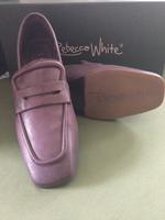 Rebecca White Ballerinas / Slipper hell aubergine Gr. 39 Leder Bayern - Scheyern Vorschau