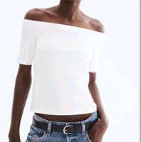 Weißes Off-the-shoulder Top S H&M Neu mit Gummizug München - Allach-Untermenzing Vorschau