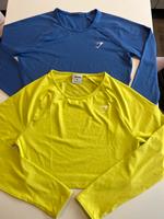 Gymshark Longsleeves M Set laufshirts cropped luftig neon gelb Saarbrücken-Dudweiler - Dudweiler Vorschau