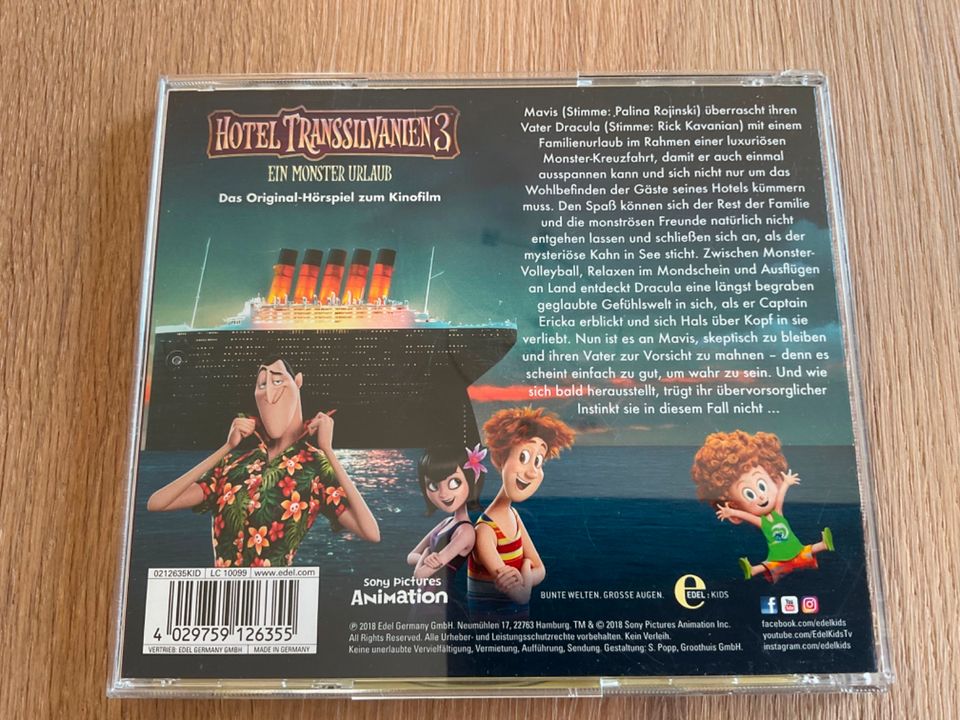 Hotel Transsilvanien 3 Ein Monster Urlaub CD Hörspiel in Pocking