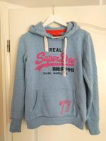 Superdry Pullover Gr. L Damen Hoodie Kapuzenpullover hellblau Schleswig-Holstein - Selent Vorschau