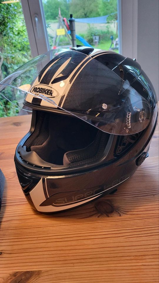 ProBiker Super tech Helm Gr. S 55cm metallic ungenutzt wie NEU in Essen-Haarzopf