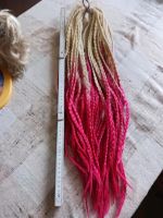 Flechthaar blond/rosa 60 cm Schleswig-Holstein - Grönwohld Vorschau