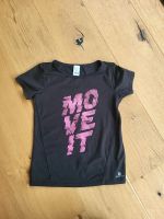 Kinder sport t-shirt schwarz pink gr. 122 128 funktionsshirt Baden-Württemberg - Großerlach Vorschau