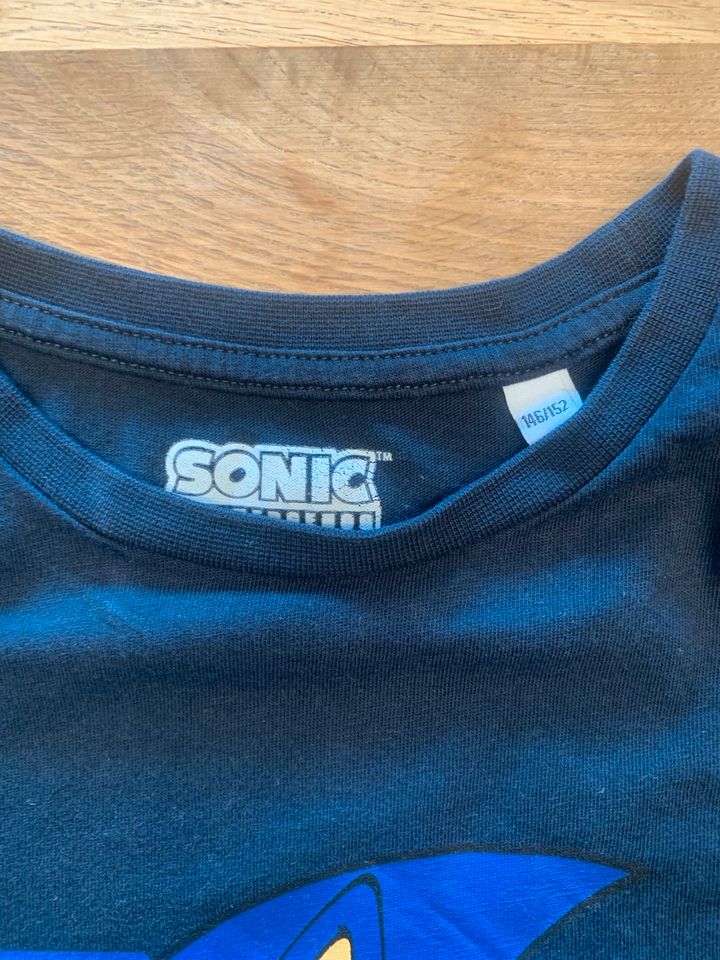 Sonic T-Shirt blau Größe 146/152 in Alzenau
