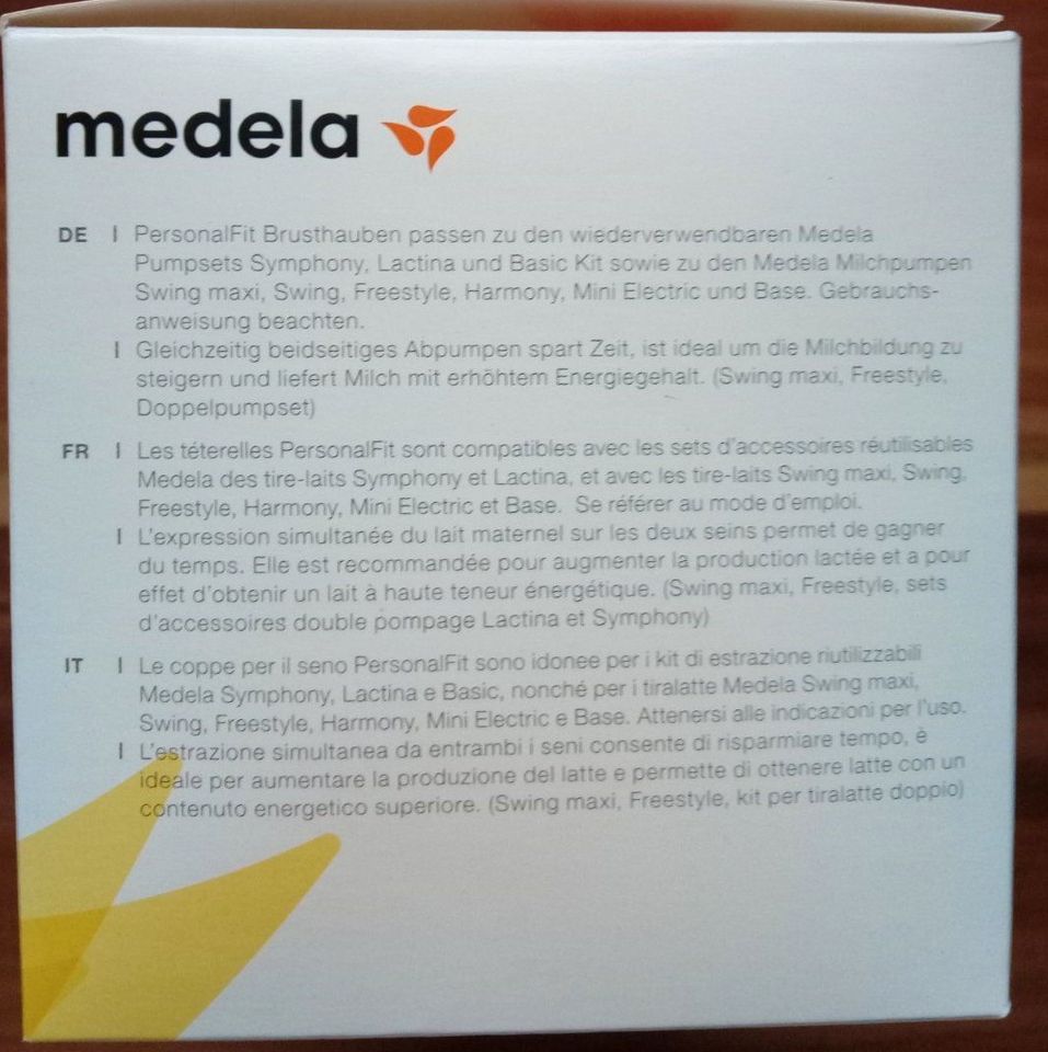 medela personal fit Brusthauben (Größe XL: 30 mm) in Meckel