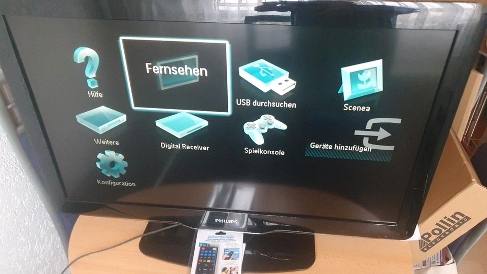 LCD TV Philips 37PFL5405H Fernseher 1080p FullHD Ersatzfernbedien in Offenburg