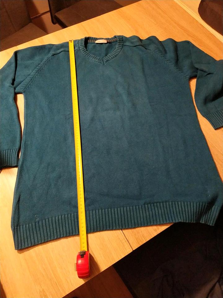 Strick Pullover, Angelo Litrico, petrolblau, Gr. XXXL in Kalkar