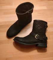 Leder Stiefeletten schwarz Größe41 gefüttert Stiefel Boots Winter Niedersachsen - Thedinghausen Vorschau