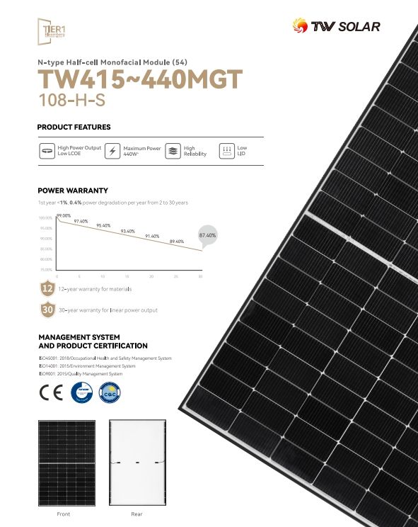 ✅PV Solar Anlage 5 kWp ☀️ 5 KW FOX Hybrid WR + 12 Module in Bielefeld