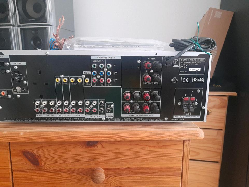 Sony STR-DG 500 mit Boxen, Fernbedienung, Bedienungsanleitung u in Darme