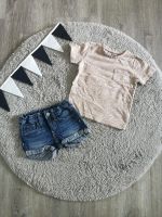 H&M kurze Jeans Hose/Shorts und Next T-Shirt 86/92 Set Duisburg - Walsum Vorschau