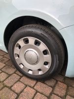 Fiat 500C Sommerkompletträder mit original Radkappen Nordrhein-Westfalen - Lindlar Vorschau