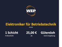 Elektroniker m/w/d Betriebstechnik / DIREKTVERMITTLUNG Nordrhein-Westfalen - Gütersloh Vorschau