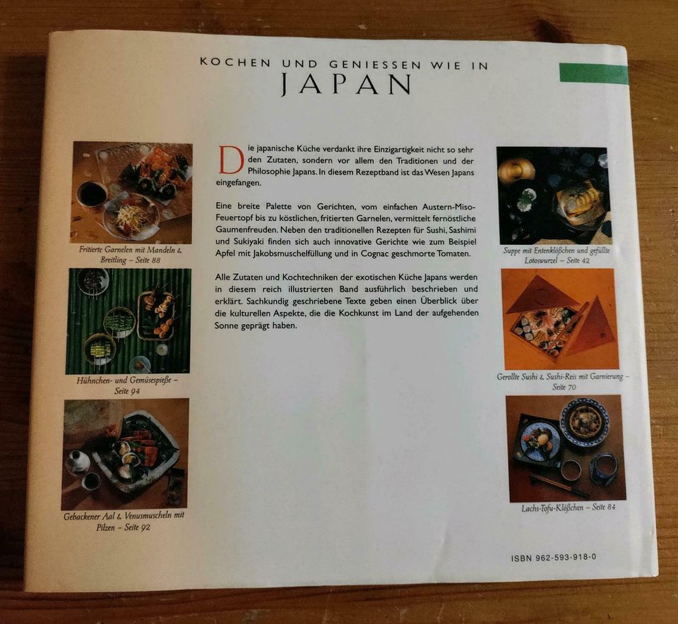 Kochen und Geniessen wie in Japan (Kochbuch) in Leinfelden-Echterdingen