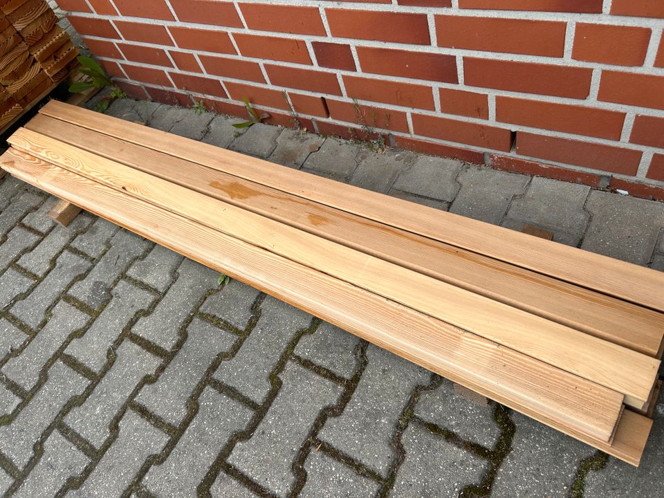 Rhombusleisten, sibirische Lärche, 21x68x1800mm, nur 3,75 €/lfm in Bochum