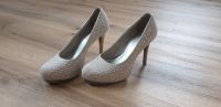 High Heels von Tamaris in beigegold, Gr.38 Dresden - Hellerau Vorschau