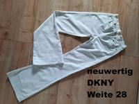 Jeanshose Schlaghose DKNY Bootcut weiß Weite 28 Gr M Niedersachsen - Garbsen Vorschau