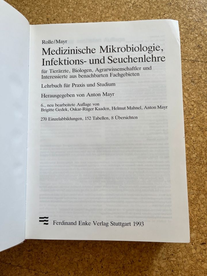 Veterinärmedizin -  Mikrobiologie, Infektions- und Seuchenlehre in Gießen