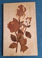 Vintage Holzbild Blumen Intarsien Dresden - Cotta Vorschau