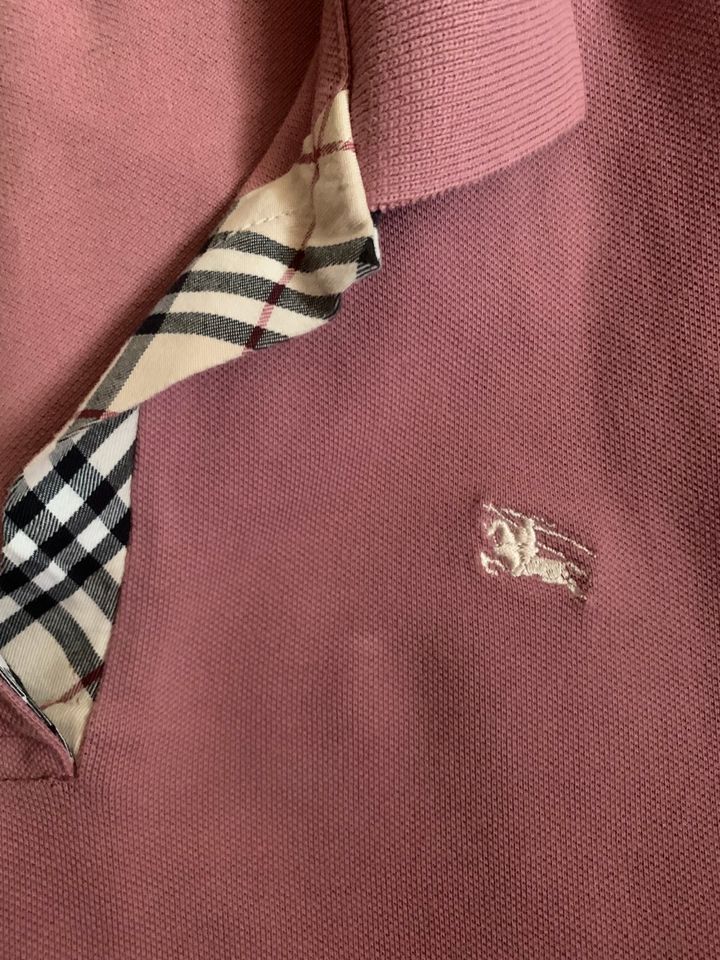 Burberry polo Rosa unisex Gr. L in Temmels